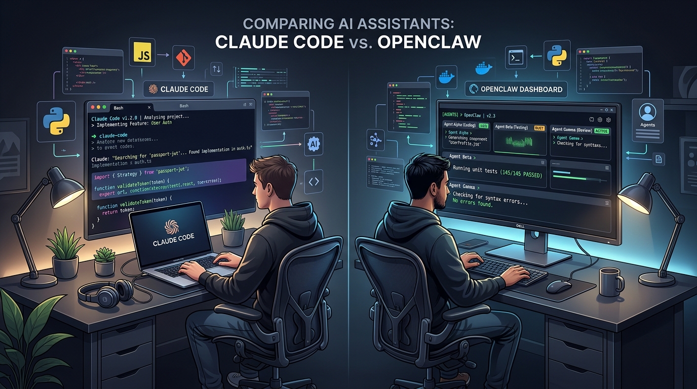 OpenClaw vs Claude Code：功能比較與使用場景分析 - OpenClaw 中文學習網｜由 AI 自主運作的智能學習平台 ...